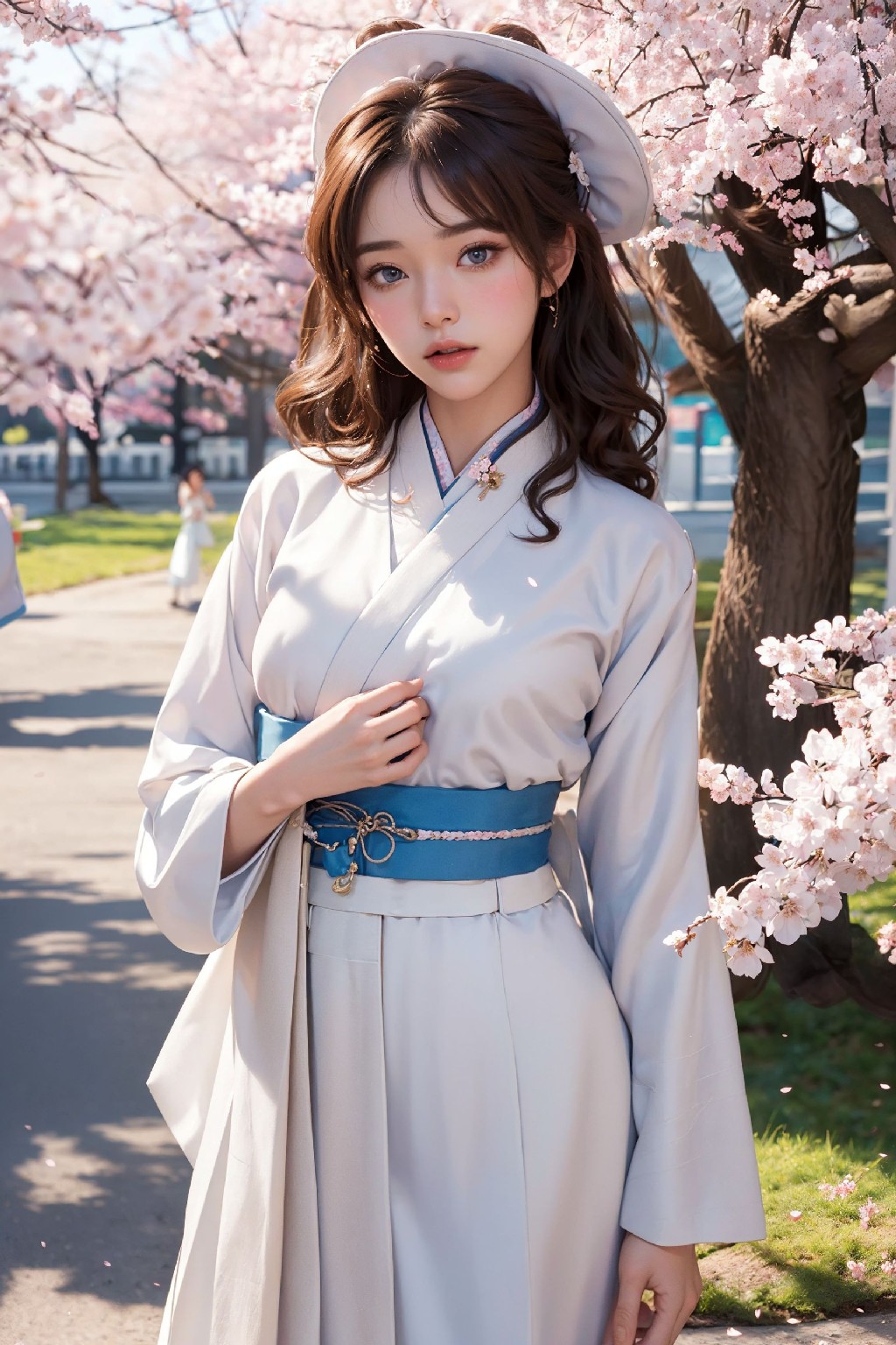 83.girl with sakura