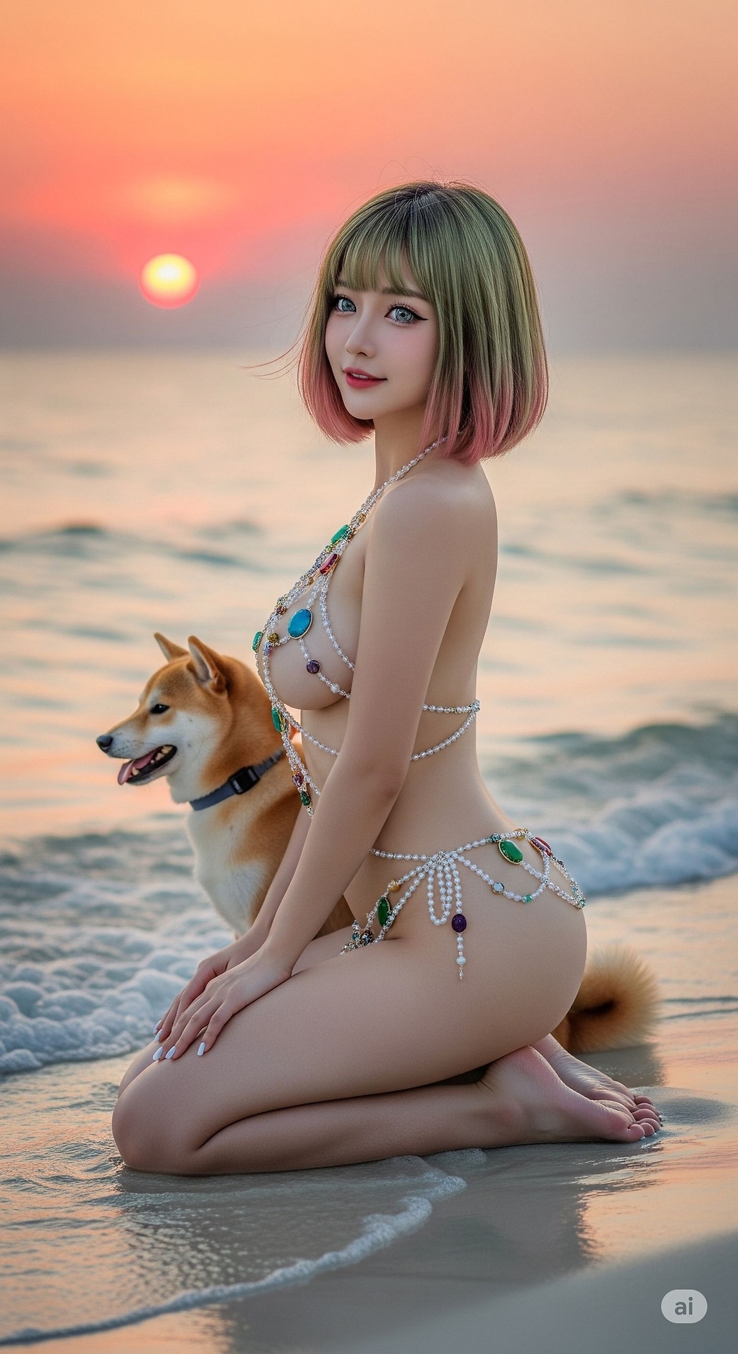 寶石泳裝
