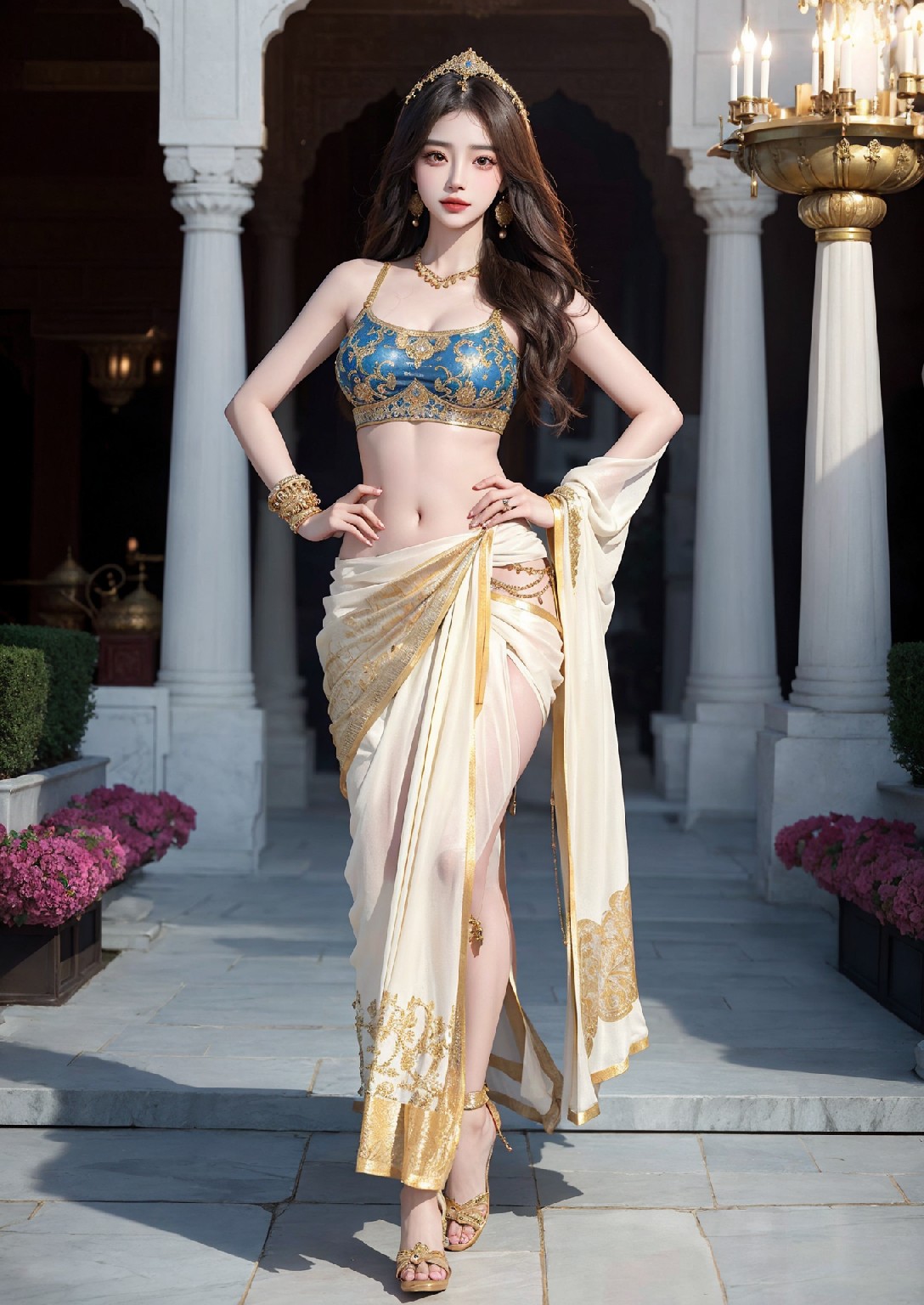 Beautiful Woman of the Taj Mahal