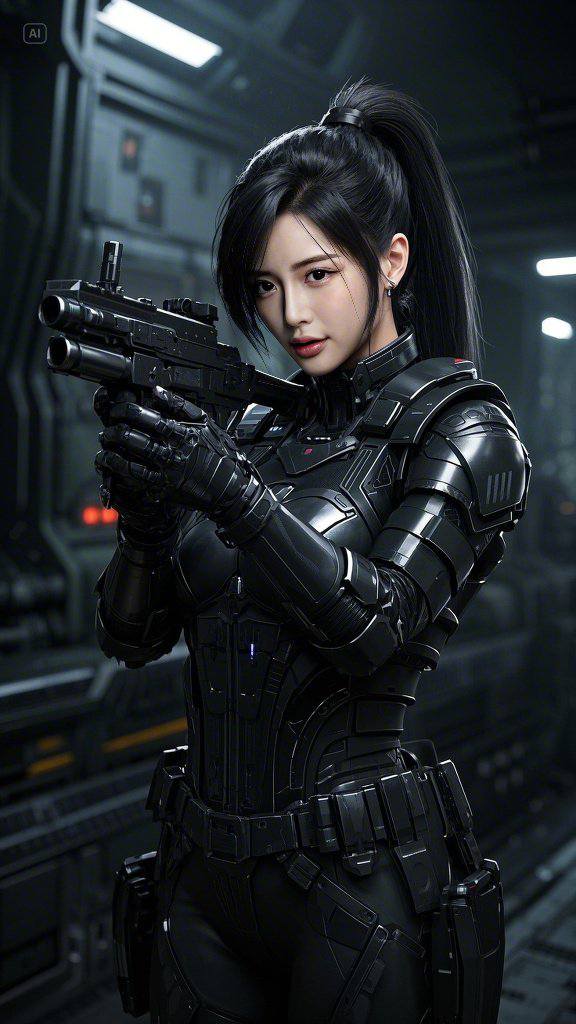 黯黑女士兵