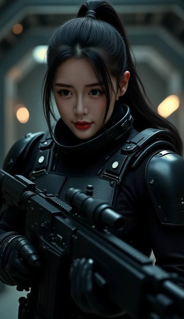 黯黑女士兵