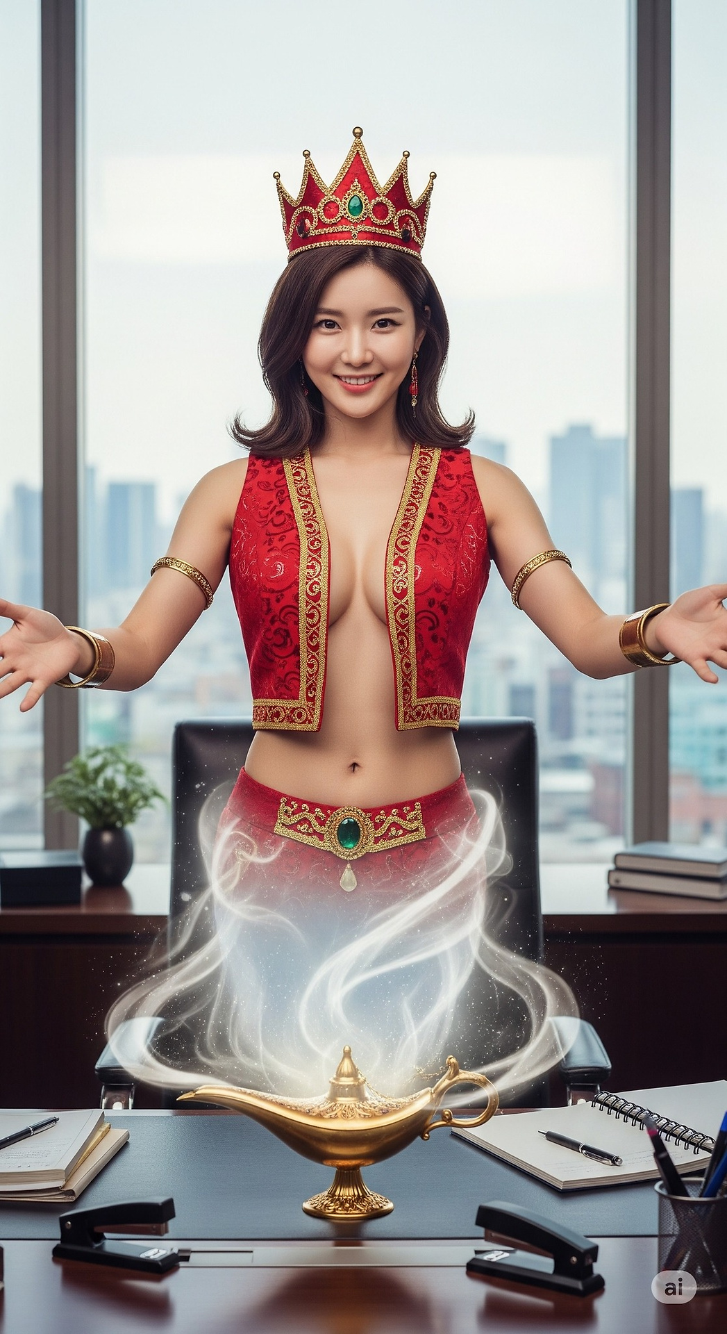 神燈美女精靈
