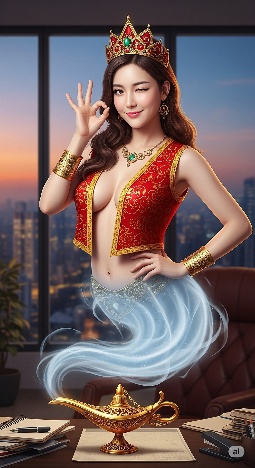 神燈美女精靈