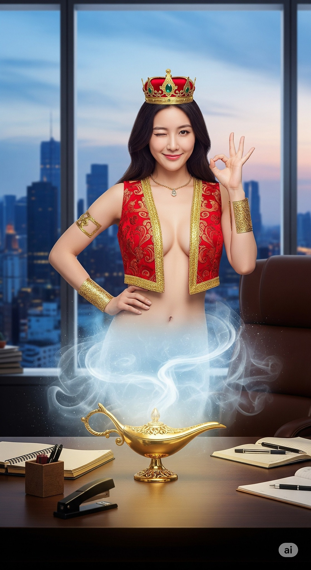 神燈美女精靈