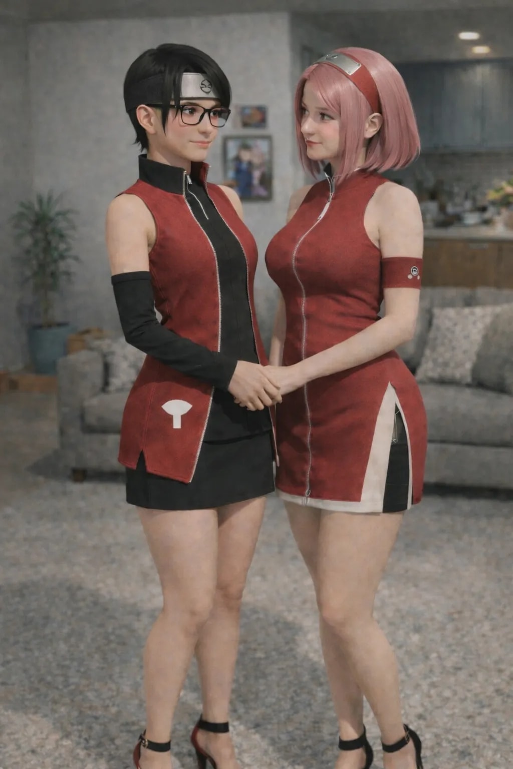 Boruto becoming sarada unfinished 3d comic