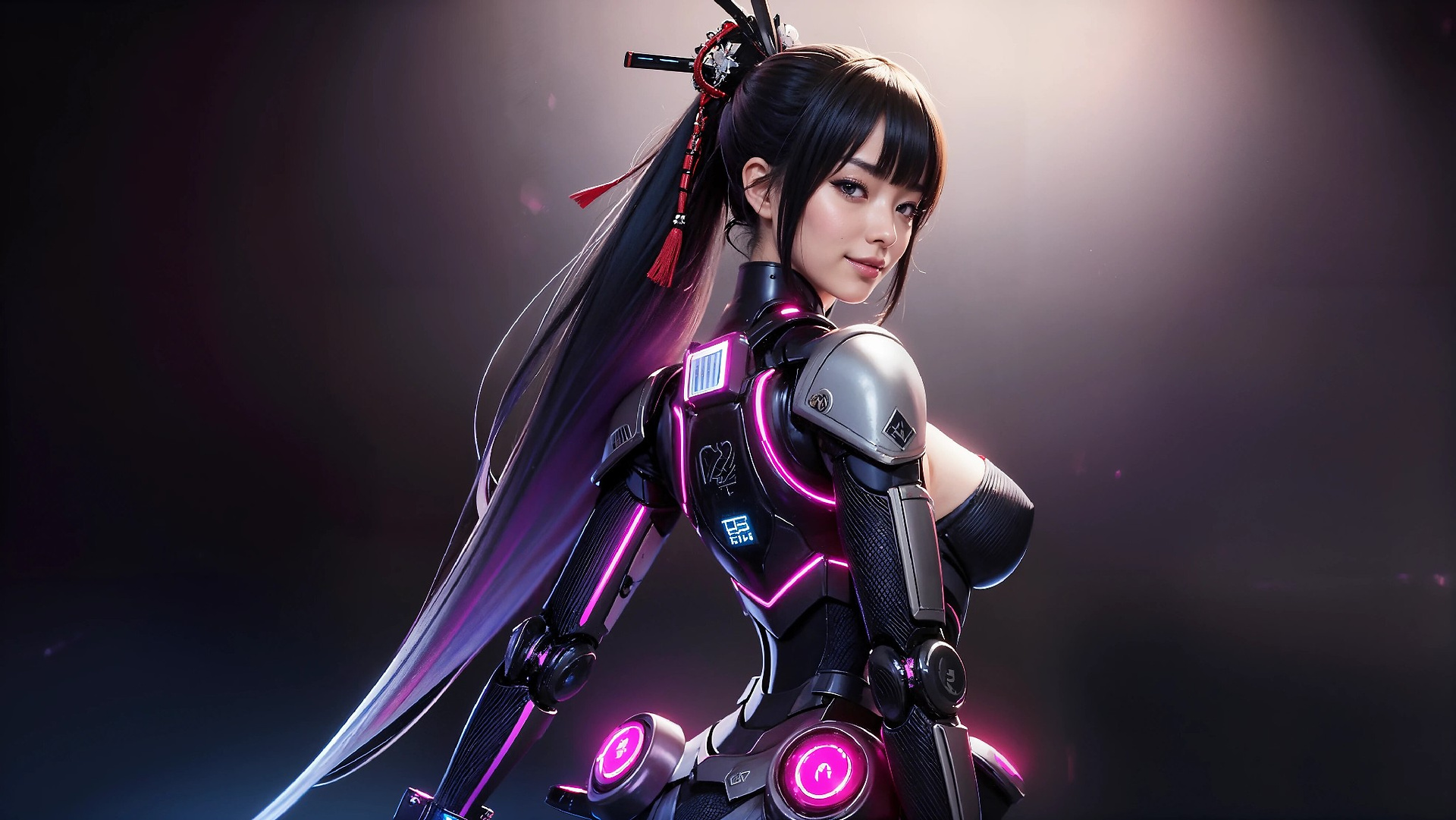 Cyberpunk Ninja Assassin
