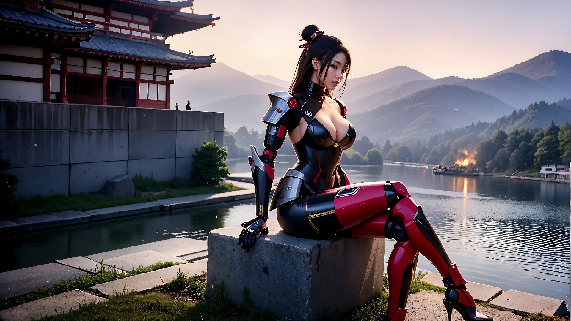 Cyberpunk Ninja Assassin
