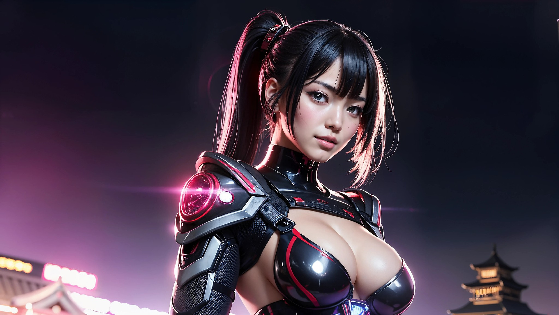 Cyberpunk Ninja Assassin
