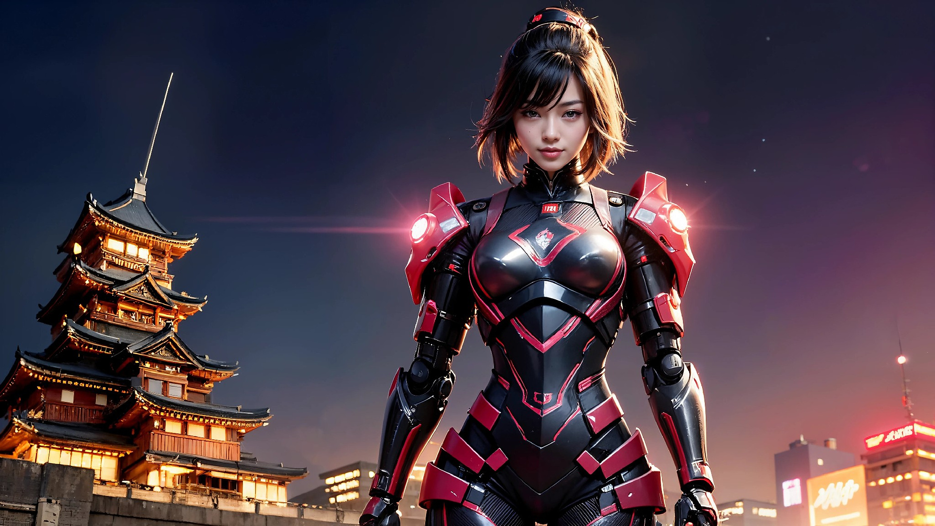 Cyberpunk Ninja Assassin