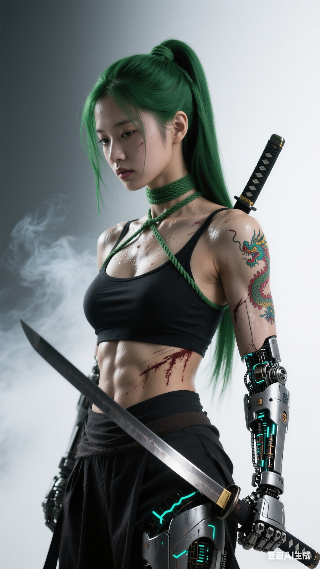 Green-haired Warrior