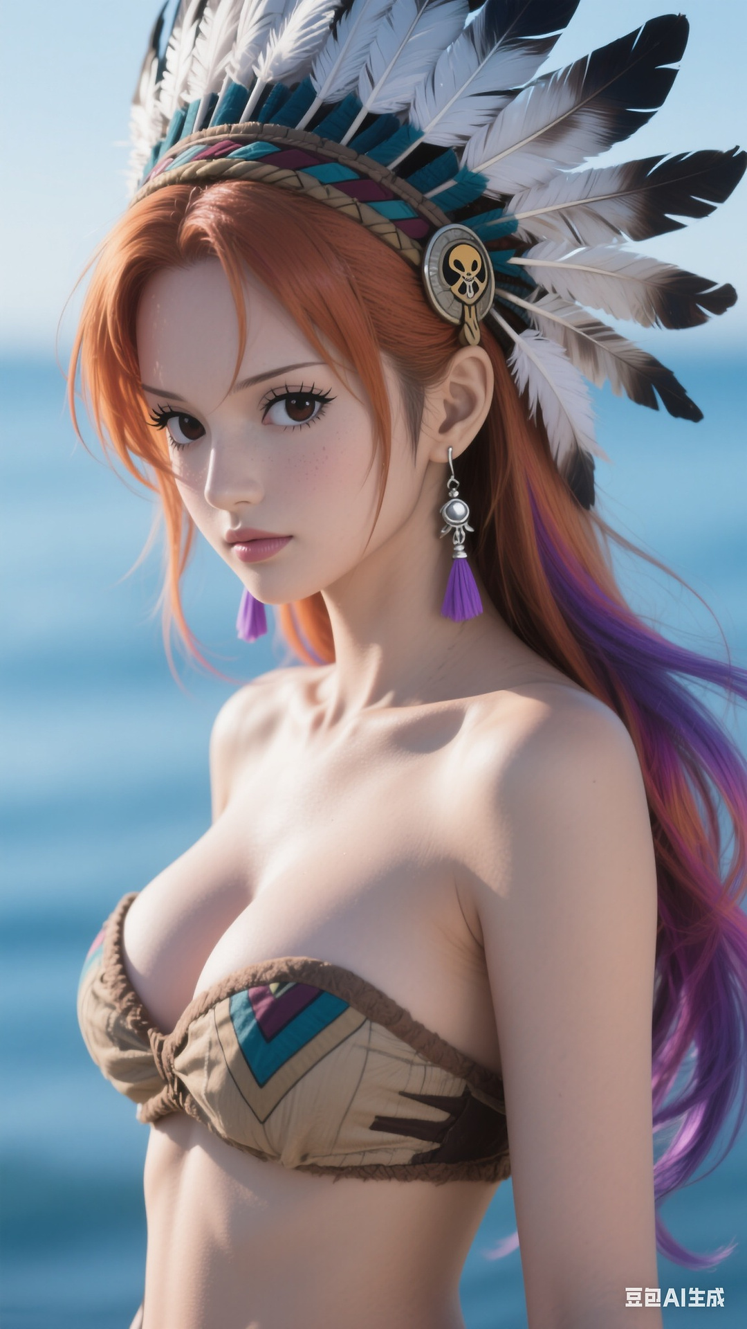 Native American Feather Headgear
