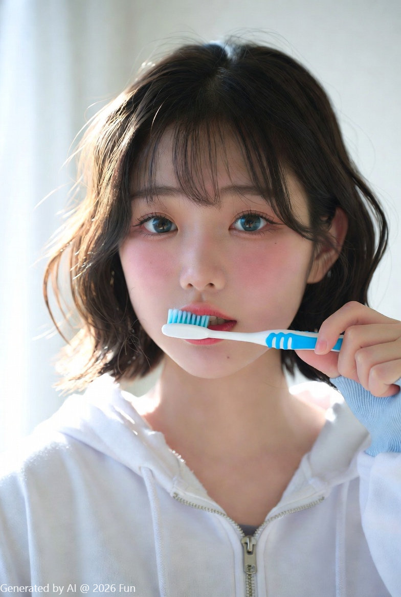 Youthful Love First Love # 5 Girl Who Loves Brushing Her Teeth Doesn't Spoil