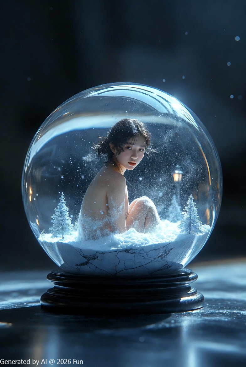 Fantasy # 32 Snowball Naked Woman