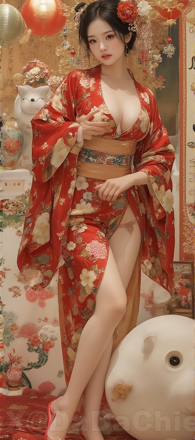 with Good Fortune and Happiness