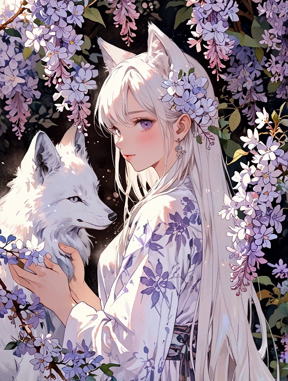 Love. Floral Series - Lilac