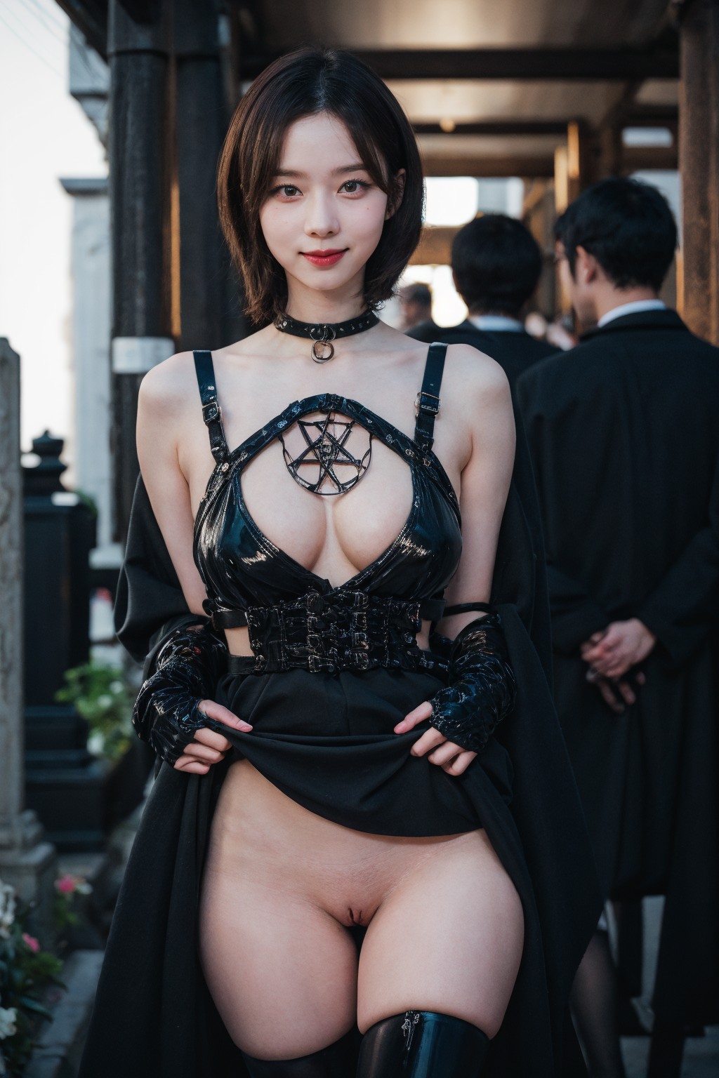AI + Winter + Hexagram + Halloween + Dress
