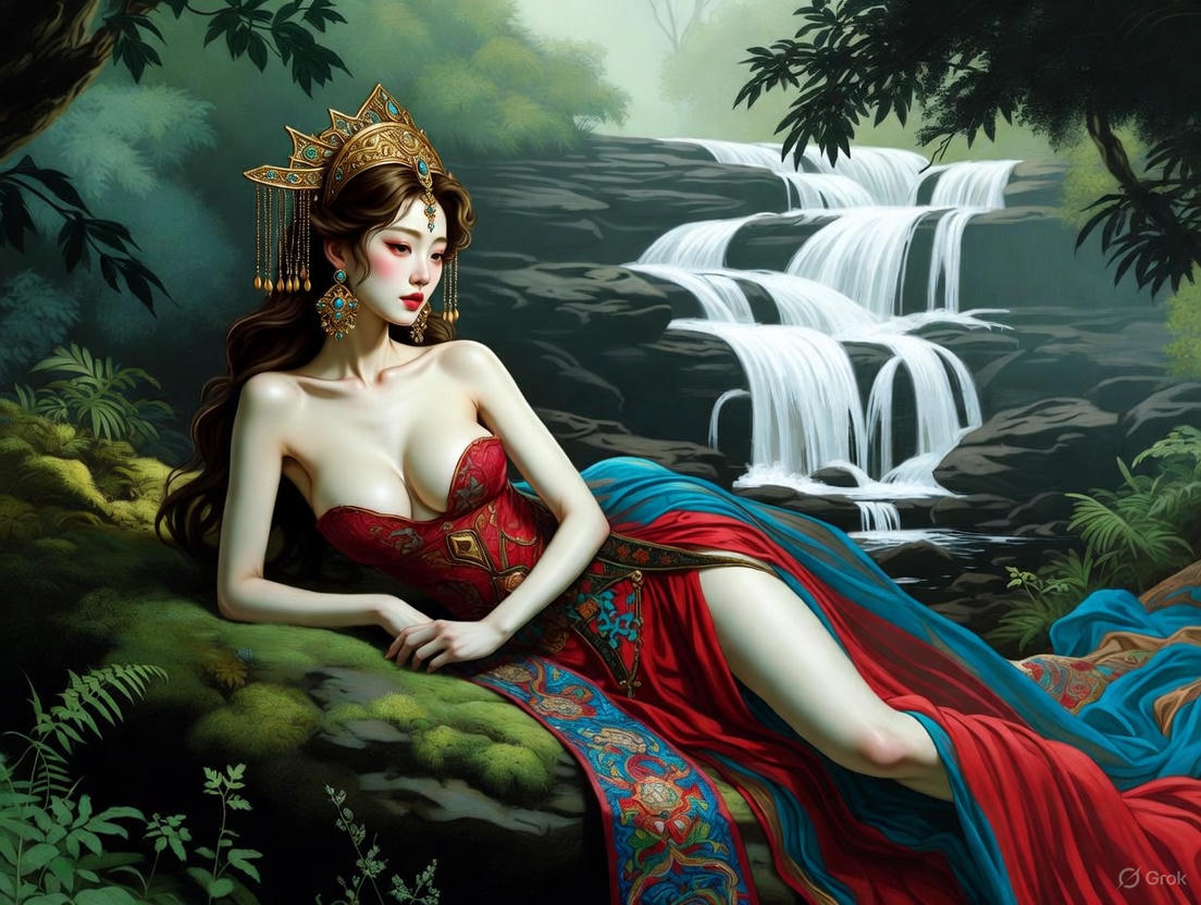 Gold Headdress Goddess