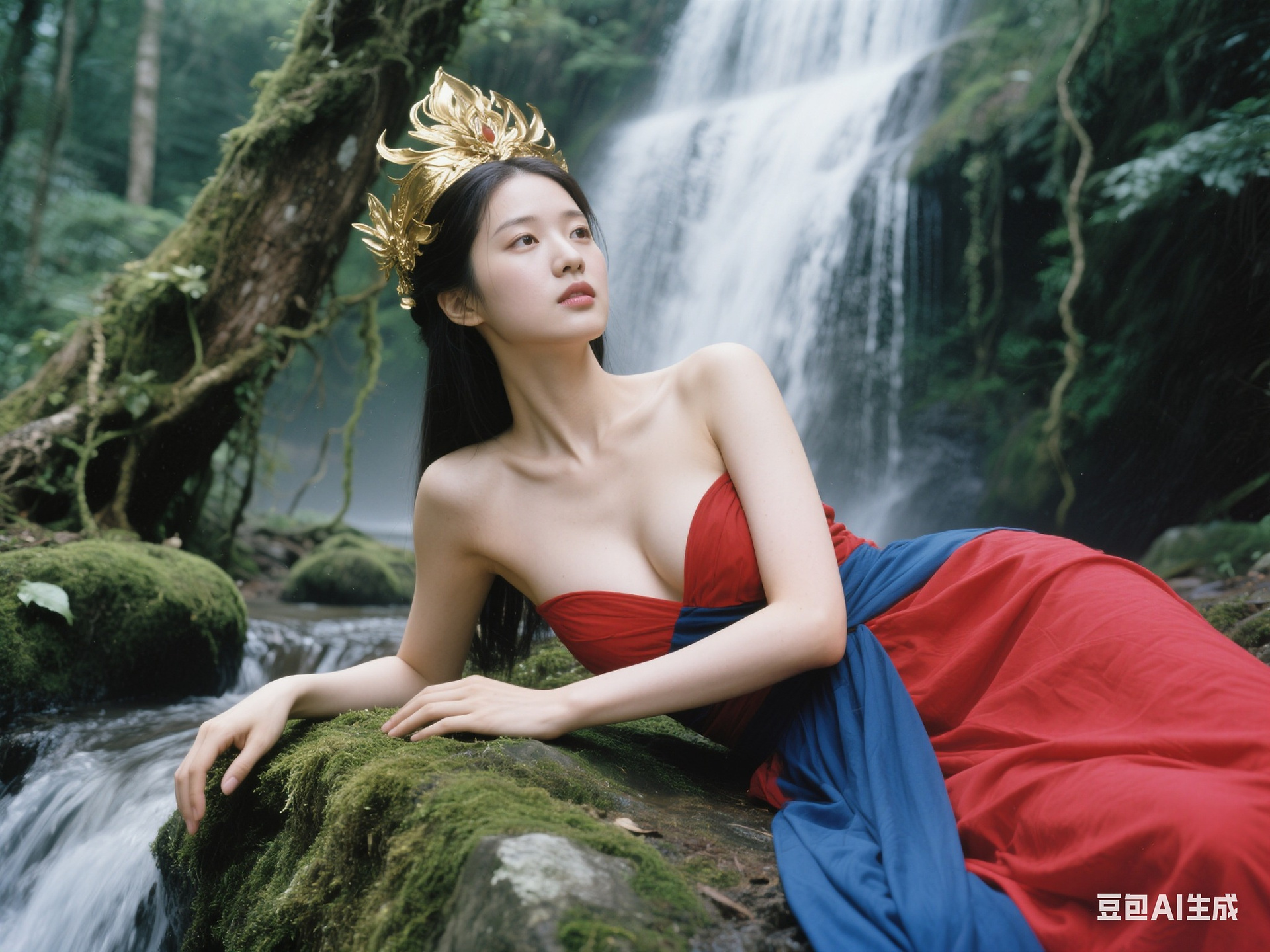 Gold Headdress Goddess