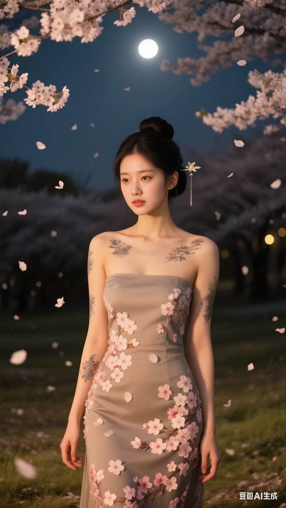 Sakura Petal Tattoo