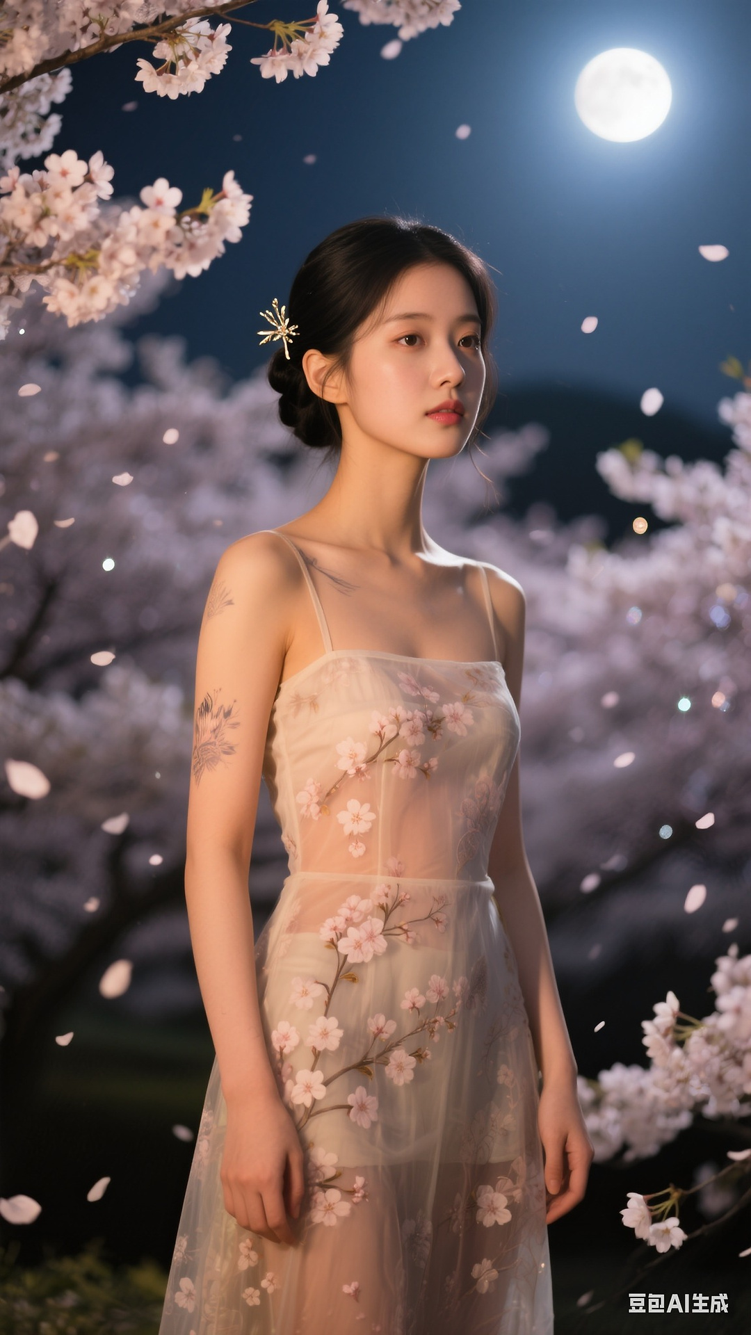 Sakura Petal Tattoo