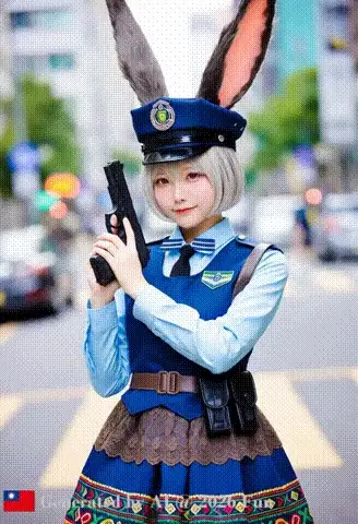 Fantasy # 42 Rabbit Police Bitch Don't Run!! Look at me stiffen you with a