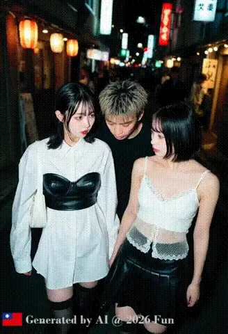 Taiwanese Milk Troupe # 11 meets two Taiwanese girls at a bar