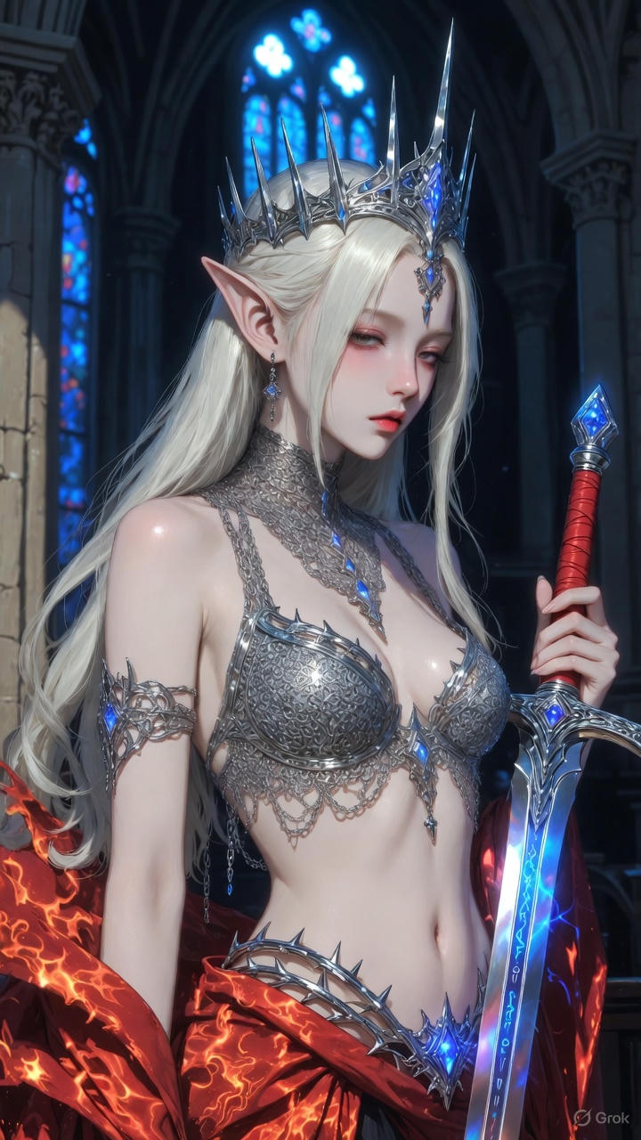 White Hair Fairy Queen