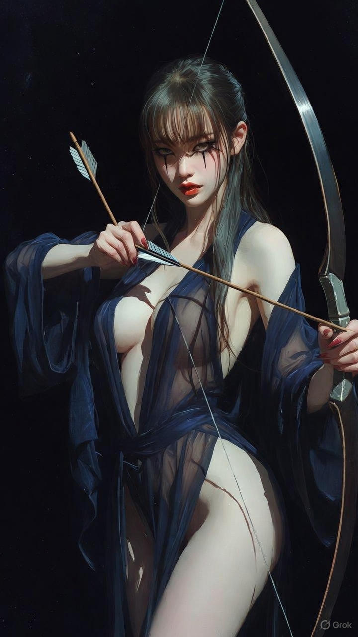 Deep Indigo Monk Robe