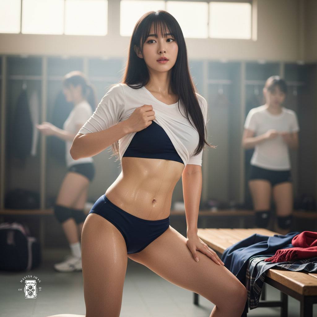 Beautiful volleyball girl