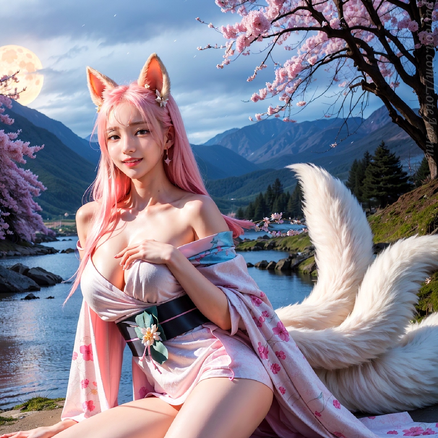 Xhosa. Nine-Tailed Fox Cosplay
