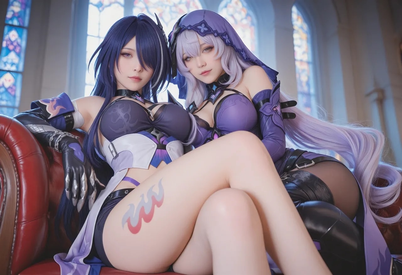 Acheron & Black Swan Cosplay