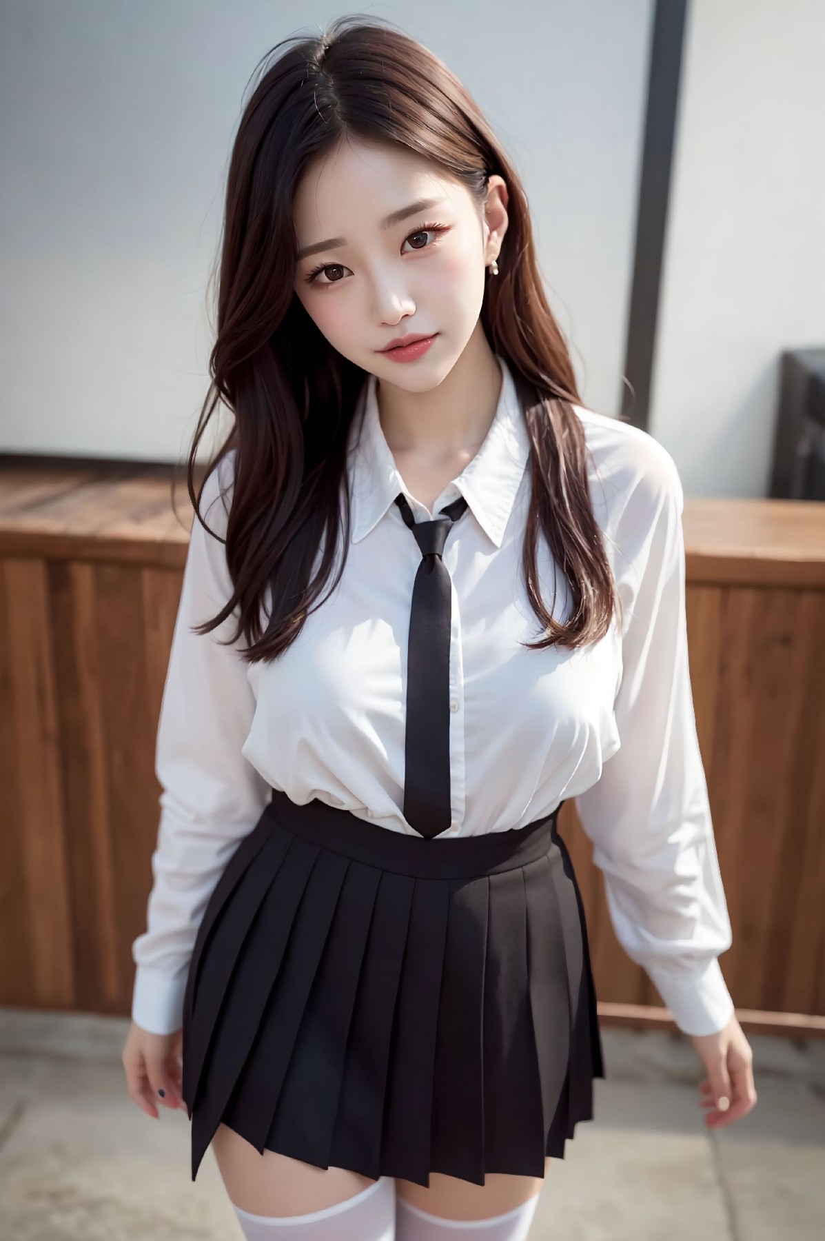 Female high school student