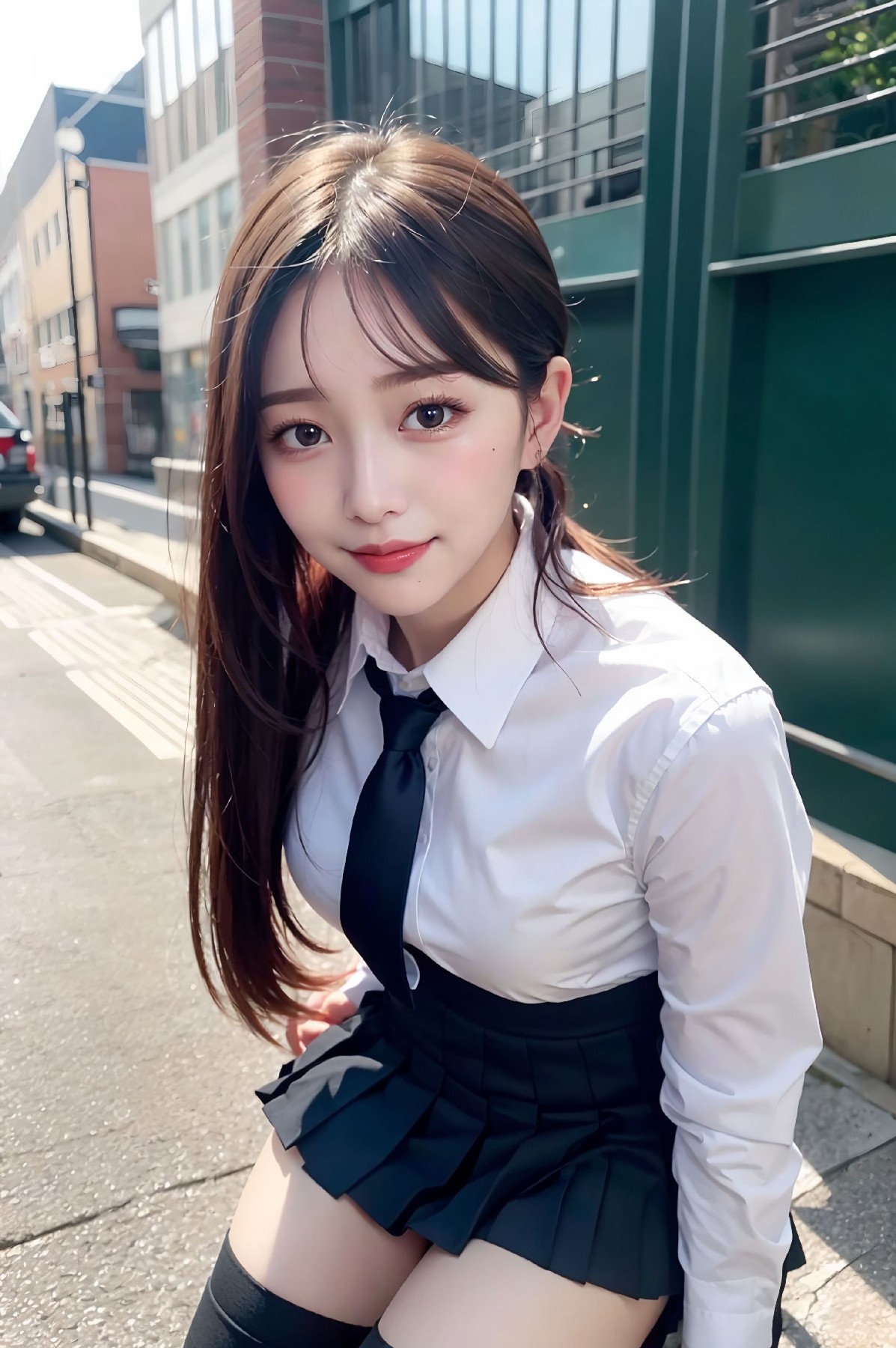 Female high school student