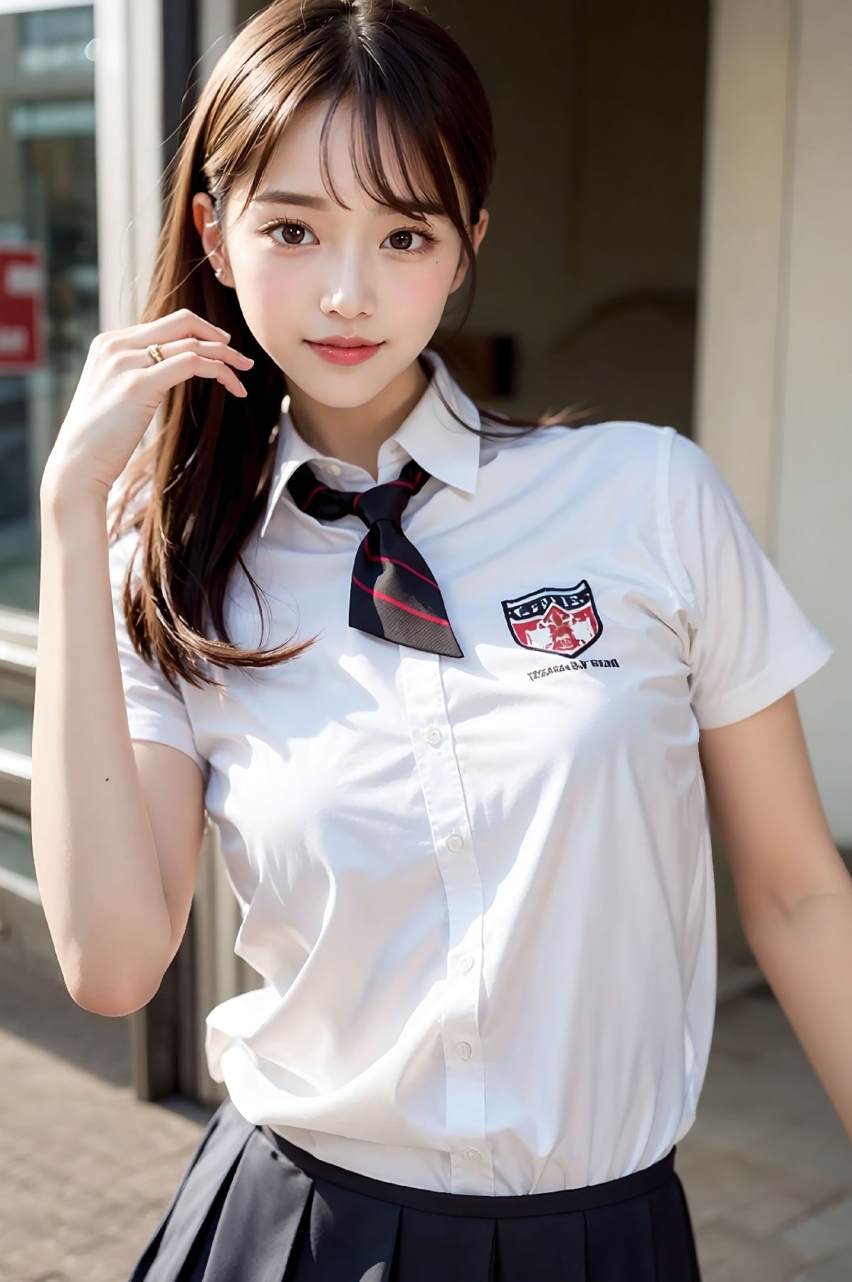 Female high school student