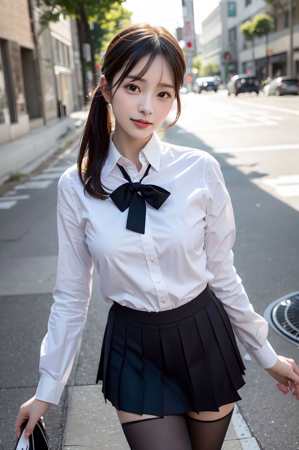 Female high school student