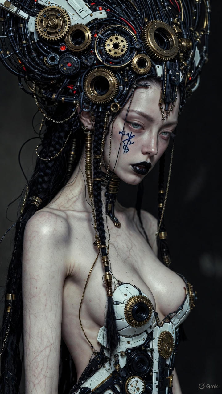Dystopian Goth Maiden