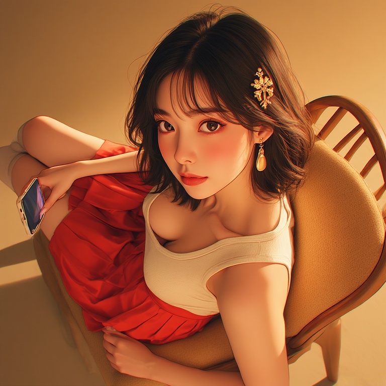 She felt the gaze before she saw it