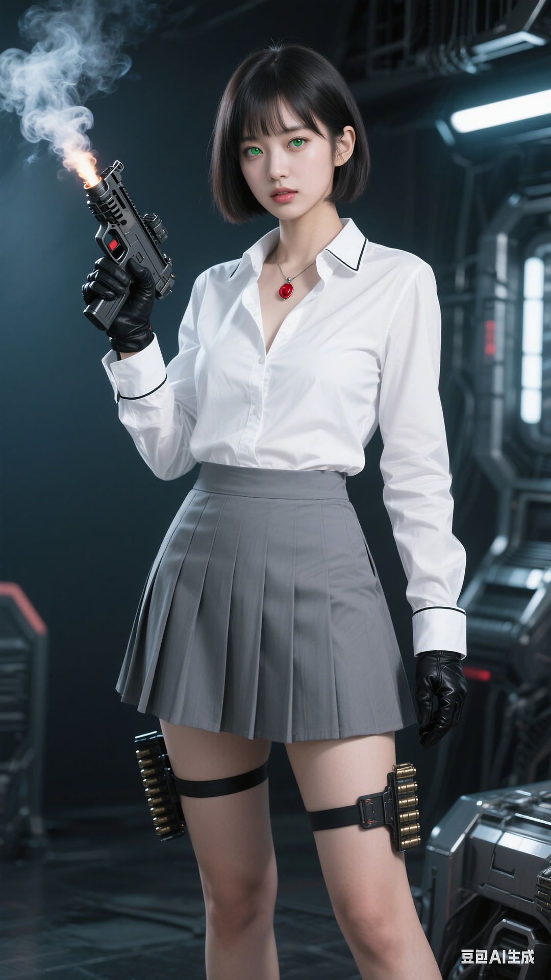 Girl with a gun