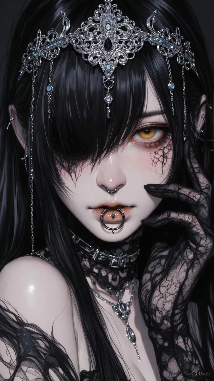 Stylish Gothic portrait