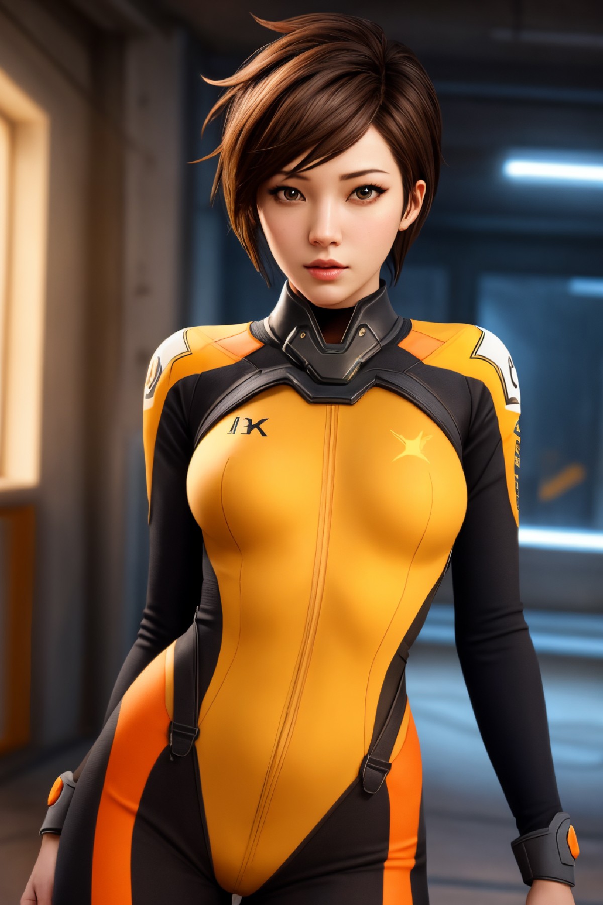 Lena Oxton, code-named "The Hunt"