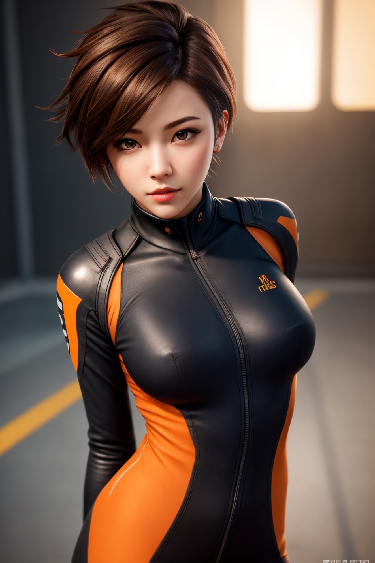 Lena Oxton, code-named "The Hunt"