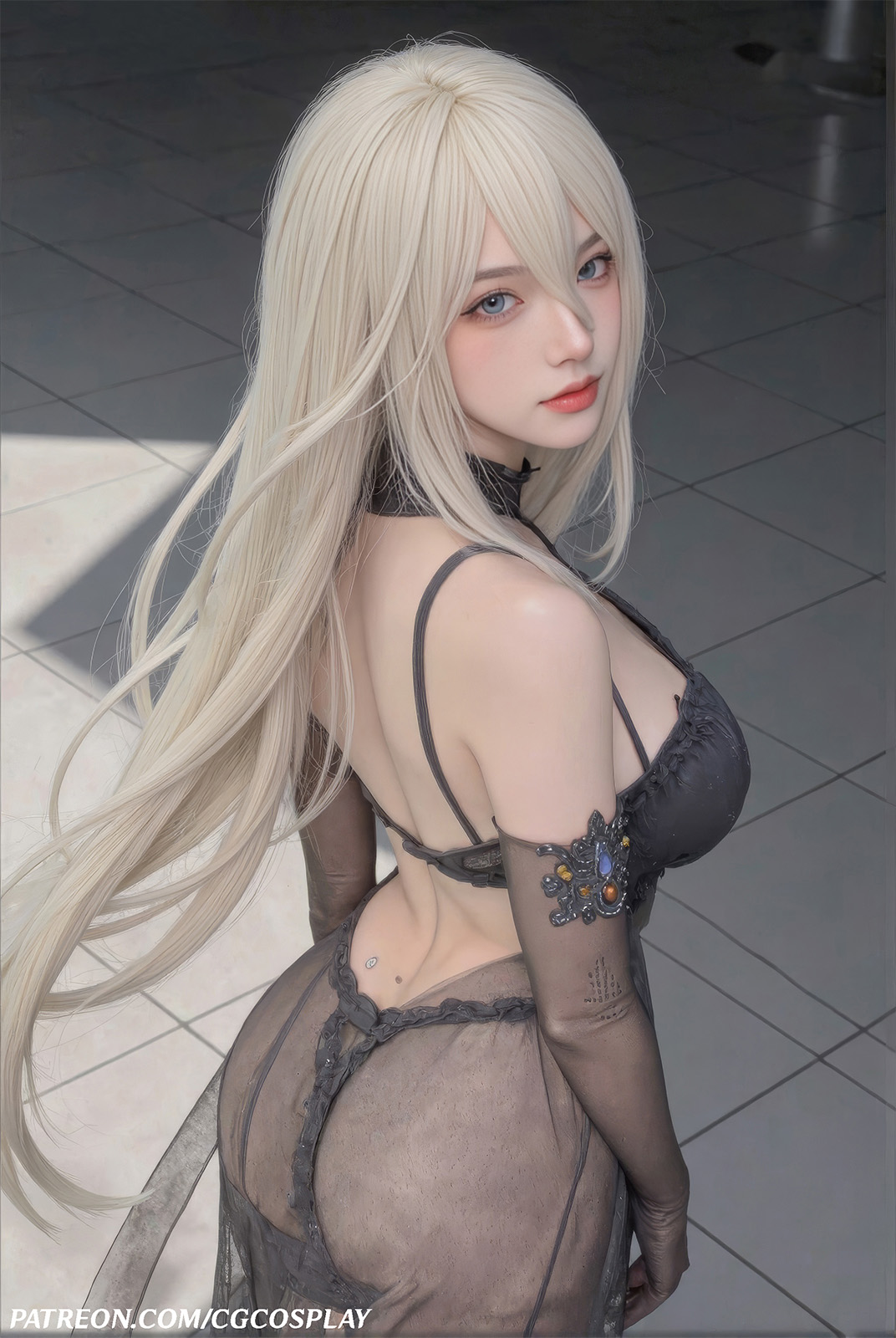 Yorha A2 Nier Automata ˖✦.🖤.✦ ݁˖ – Koleksi Gambar AI