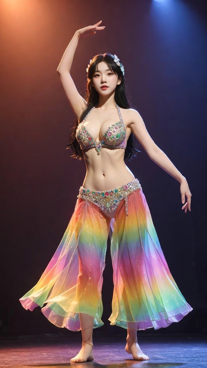 Rainbow Gem Belly Dancer