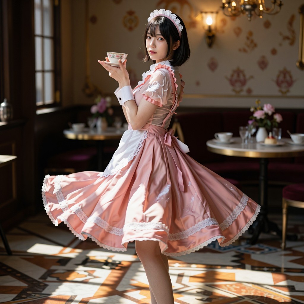 Pink Maid Outfit