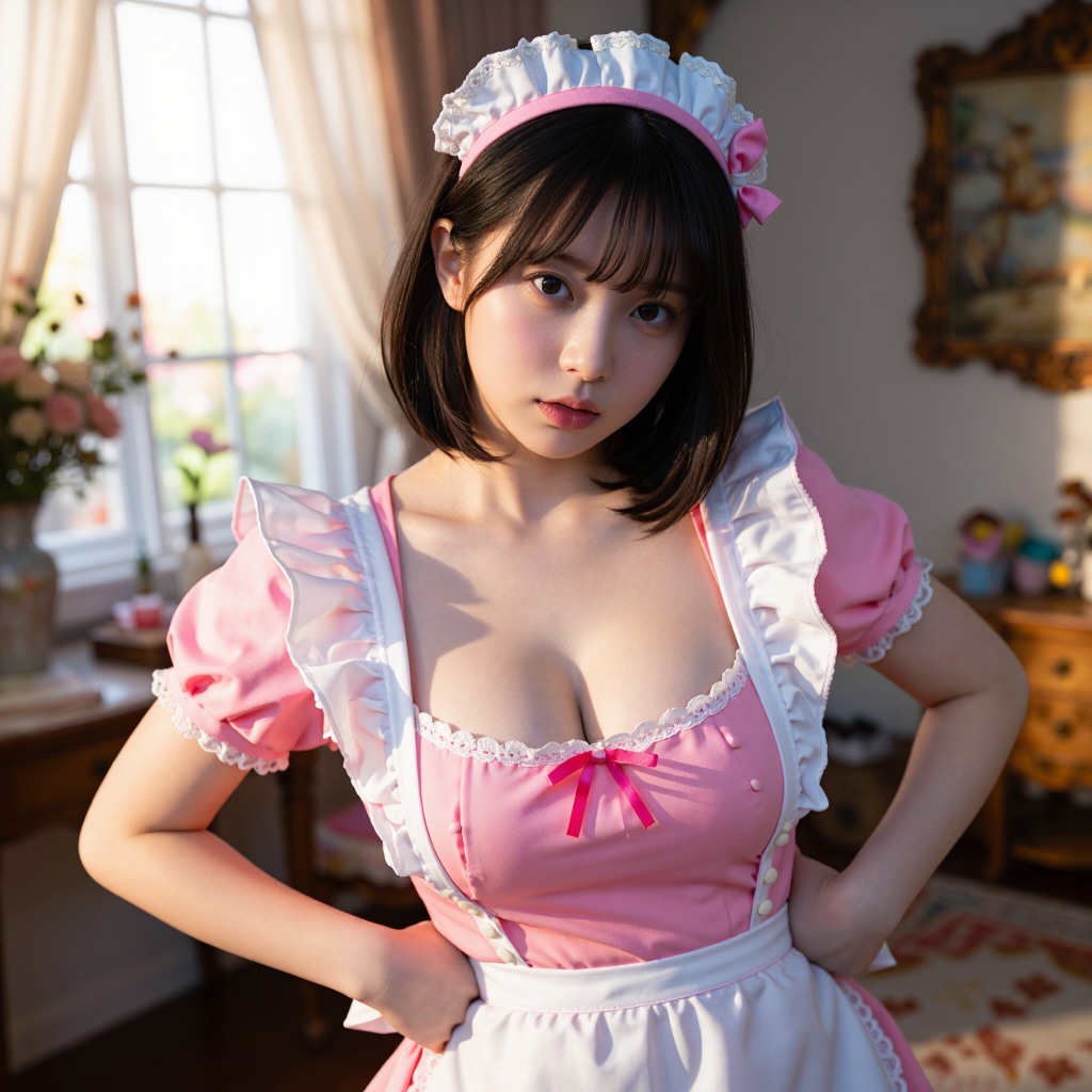 Pink Maid Outfit