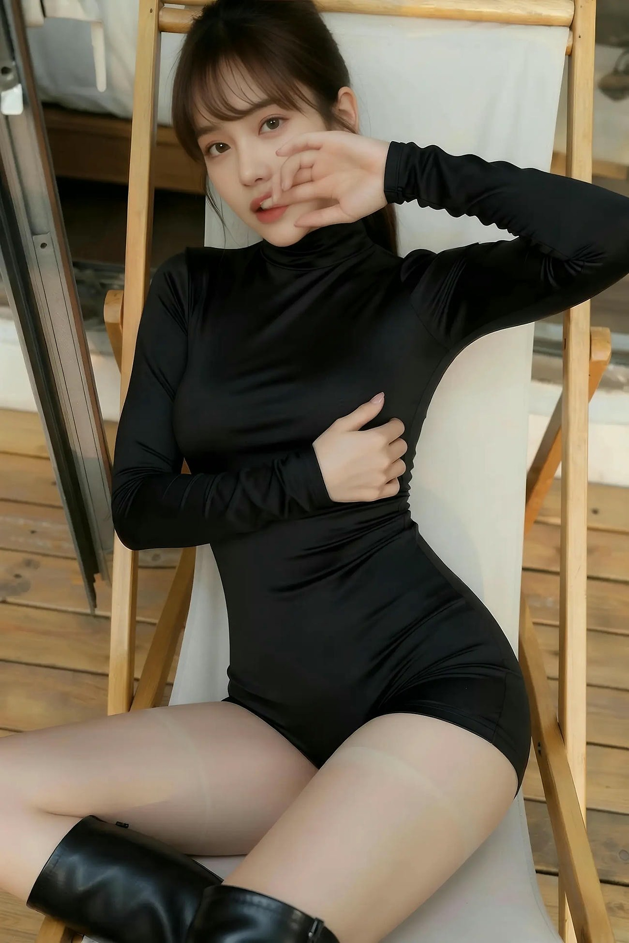 Jiaxi - Boots in Black