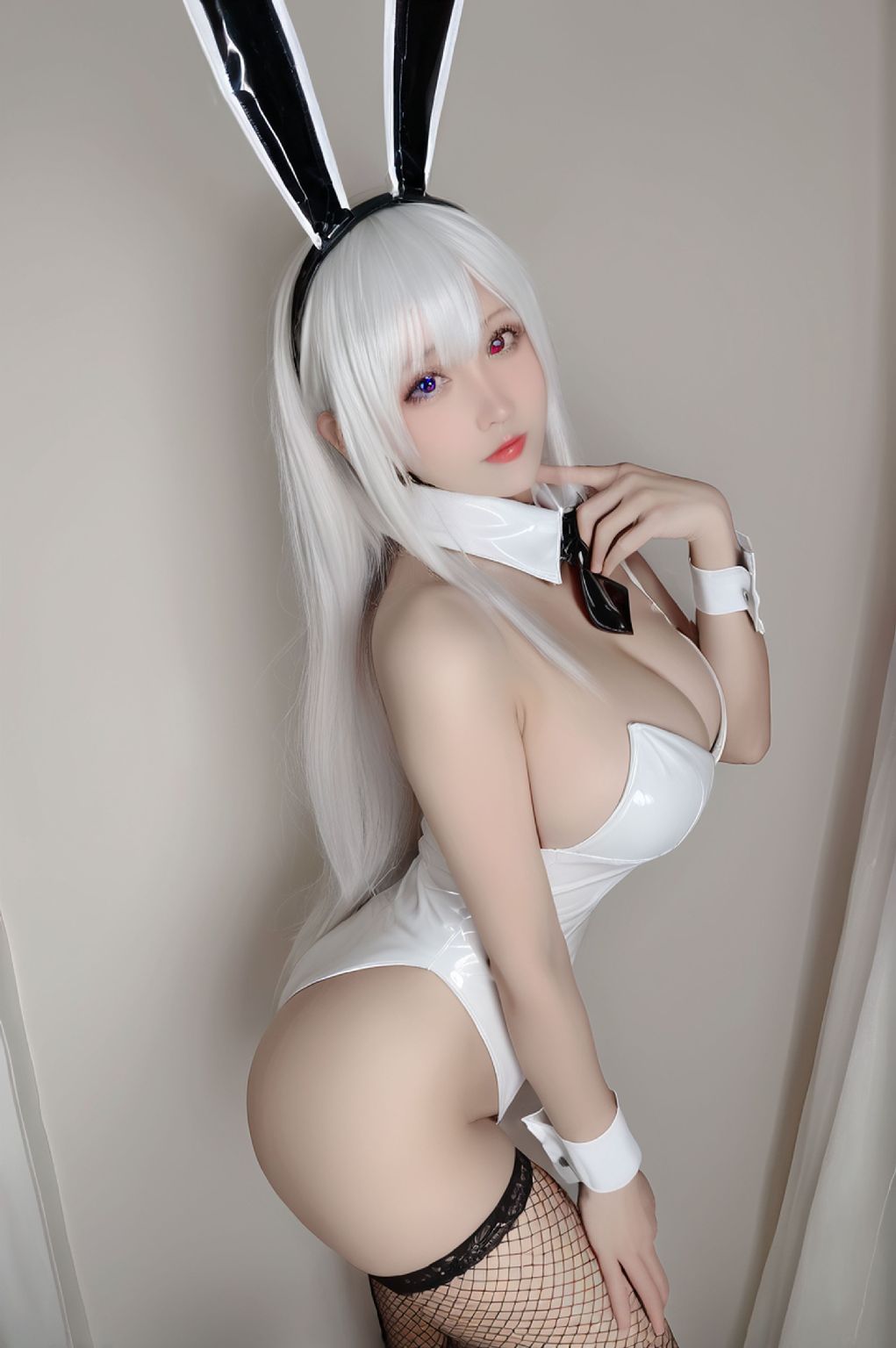 No1062 White Bunny Sexy_95
