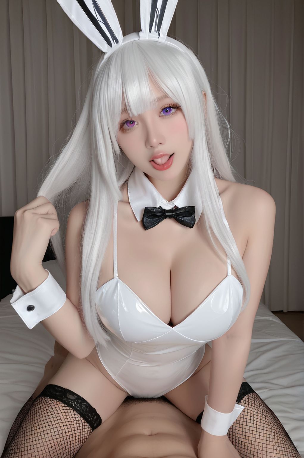 No1062 White Bunny Sexy_95