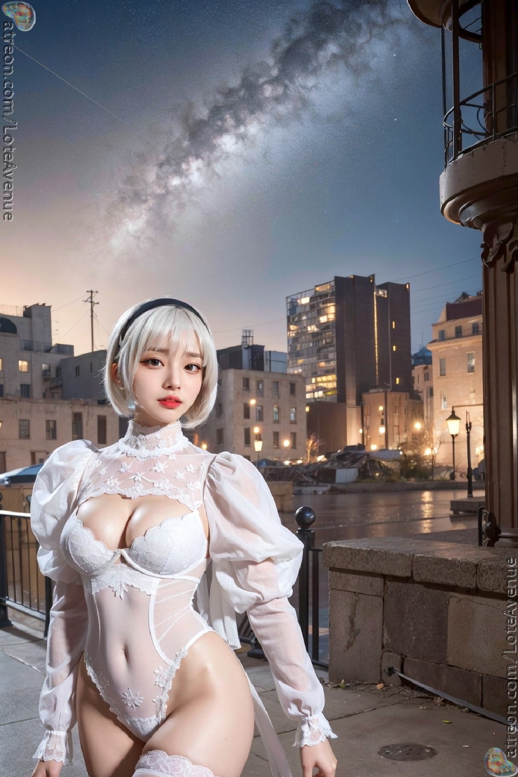 Kosa 2B Cosplay (White Version)