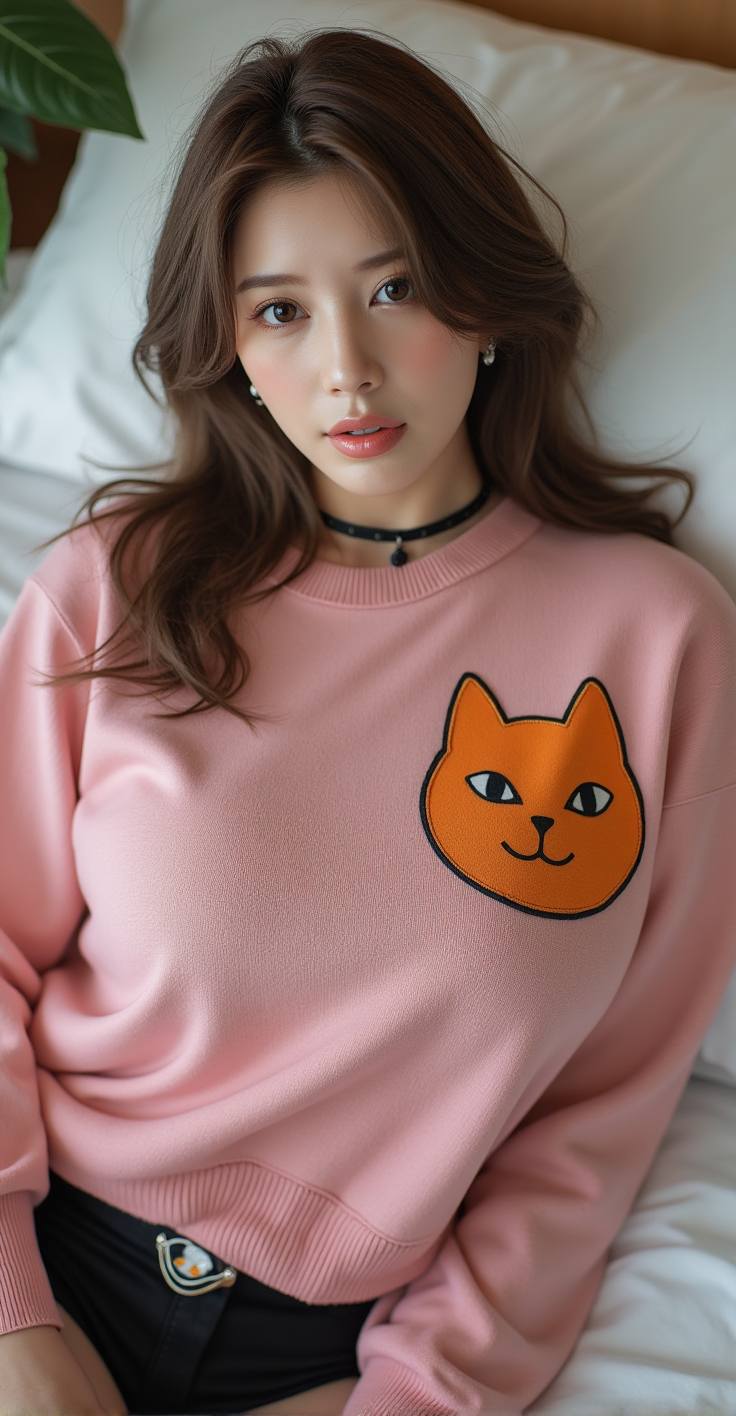 Printed sweater